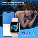 Fitness Tracker, Fitness Watch with Blood Oxygen, Blood Pressure & Heart Rate Monitor, Steps Calories Counter, Sleep Monitor, Pedometer 50 Meters Waterproof, Smart Watch for Android iPhones