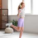 6 Pack Girls Bike Shorts Cartwheel Toddler Biker Under Dress Dance Multi-Color Kids Shorts Girls Clothes (Teal)