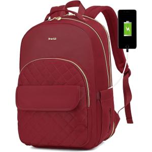 17,3" Laptop Backpack for Women,Work Backpack for Women Professional for Travel Business,Backpack Purse for Girls in School College (Green)