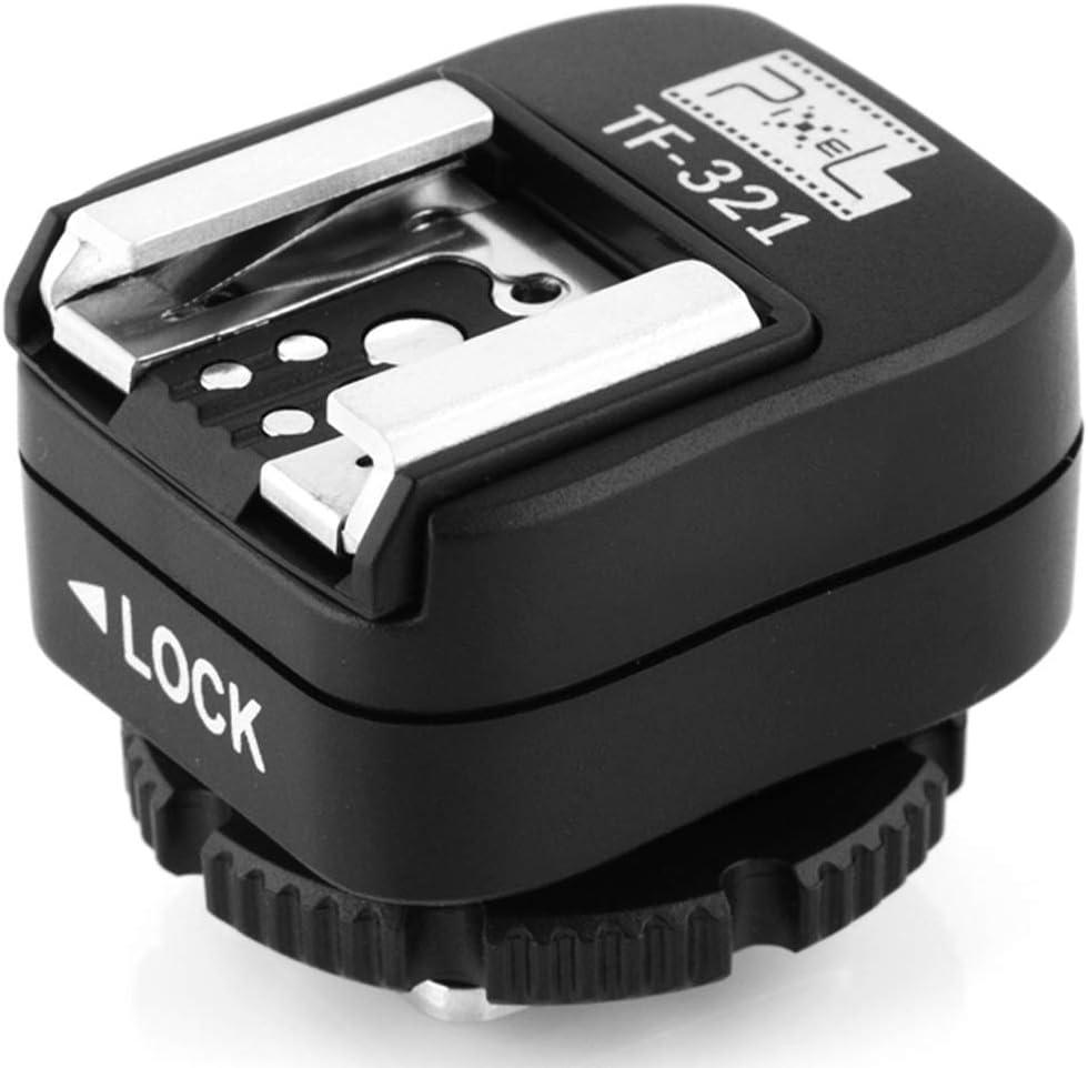 Pixel e-TTL Flash Hot Shoe Adapter with Extra PC Sync Port for Canon DSLRs and Flashguns