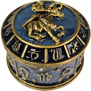 Handmade Zodiac Jewelry Box with Constellation Engraving, Unique Handcrafted Gift for Birthday, Anniversary, or Jewelry Storage, Resin Taurus
