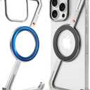 OATSBASF Minimalist Phone Case Compatible with iPhone 16 Pro 6.3", [Compatible with Magsafe] Aluminum Metal Frameless Design Bumper Z Case, Protective Shock Grade Shell, Natural Titanium