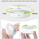 EZVALO LED Puck Lights, Rechargeable Stick On Tap Lights, Wireless Closet Light, 3 Color Temps, Under Cabinet Lights, 2.5'' Mini Touch Light, Ideal for Kitchen,Closet,Pantry,Shelves,Camper(6 Pack)