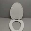 Mayfair NextStep2 Slow-Close Toilet Seat with Built-In Toddler Potty Training Seat, Removable, White, Elongated