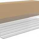 Clip Strip Shelf Dividers Pack of 50 for Retail Stores - Lightweight, Clear Adhesive Mount 1" H x 11-9/16" L Corp., 15 mil Crystal Clear PVC, Retail Shelf Separator, Item SD-1512