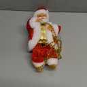 Electric Santa Climbing Rope Battery Operated Climbing Santa Claus, Climbs Up and Down, Christmas Decorations Christmas Tree Ornament Holiday Xmas Party Supplies Home Decor