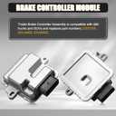 Trailer Brake Control Module fit for 2014-2020 Chevy Silverado Suburban Tahoe Colorado, GMC Sierra Yukon Canyon & Cadillac Escalade, Trailer Brake Controller Replace for GM 23337305 23114650 23104453