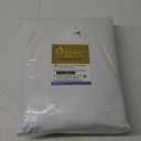 OWENIE Maya 100% White Blackout Curtains 84 Inch Length 2 Panels Set, Greyish White Solid Heavy Insulated Grommets Curtains for Bedroom & Living Room, 2 Panels (Each 52 W x 84 L,Greyish White)