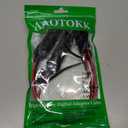 SAE Cigarette Lighter Charger Cable,16AWG 12V Cigarette Lighter Male Plug to SAE 2 Pin Quick Release Disconnect Connector Plug Adapter Extension Charging Cable with Fuse(0.3m/1ft-2Pack-M)