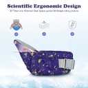 Baby Hip Carrier - Infant Toddler Hip Seat for 0-36 Months (0-66 lbs) Adjustable Waistband, Breathable Mesh & Enhanced Safety, Side-Carry & Front Carry Options (Star)