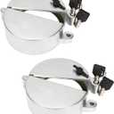 2 PCS Upgrade Semi Truck Locking Fuel Cap Cover, Compatible with Freightliner, Sterling and Western Star Class 8 Trucks