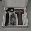 KMM Handheld Car Vacuum Cleaner, 4 in 1 Vacuum Cleaner 16000Pa Air Duster, 3-Speed Adjustable 120W High Power Vacuum Cleaner with LED Light and Multi-Nozzles for Car, Home, Office, Pet (Gray)