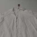 HOTOUCH Women Boyfriend Shirts Button Down Long Sleeve Blouse Cuffed Sleeve Collared Shirt (Large, A-white)