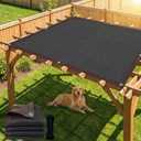 6 x 6 FT Shade Cloth for Garden Plants Greenhouse, 90% Sunblock Neting -for Outdoor Garden Lawn Plant Sun Shade Cloths for Kennel Chicken Coop Easier to Hang Net Cover