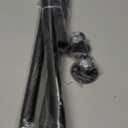 Closet Rods for Hanging Clothes, 17-84 Inch No-Cut Stepless Adjustable Closet Rod, 1.3 Inch Heavy Duty Metal Closet Hanging Rod with Brackets, Black Closet Bar for Closet, Laundry Room, RV, Wardrobes