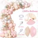 Pink and White Baby Shower Decorations for Girl, Baby Boxes with Letters/ Balloon Garland Arch/ Balloon Tools, Birthday Party Supplies Its a Girl Baby Shower Decorations