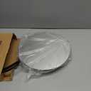 Chicken Water Heater for Winter,14" Heating Base for Metal/Plastic Chicken Waterer Poultry Founts Under 5 Gallon,48W Thermostat Chicken Coop Water Heater