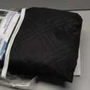 TAOCOCO 100% Waterproof Recliner Chair Cover, Oversized Recliner Covers for Large Recliner Chair with Double Straps, Non Slip Reclining Chair Cover for Kids, Pets(28'', Black)