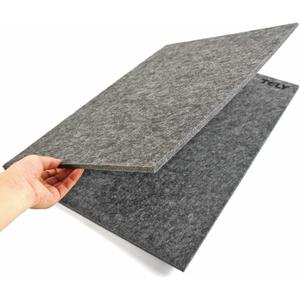 TELY Foldaway Puzzle Board Felt Mat for up to 1000 Pieces of Jigsaw Puzzle, Foldable for Easy Storage, Portable Puzzle Pad, (Black/9mm Thickness) (Large)