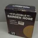 Flexible Garden Hose, Ultra Lightweight Water Hoses 100FT w/10 Function Sprayer and 3/4" Brass Fittings, Kink-Free, Sturdy, Abrasion Resistant for Yard, Lawn, Outdoor and Gardening (Black)