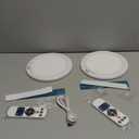 wowatt 2Pcs Battery Operated Ceiling Lights Rechargeable Motion Sensor Light Indoor Wireless Shower Light with Remote 3000K 4500K 6500K 7.48in Dimmable Timing Motion Activated Lamp for Closet Shower (3CCT-Round)