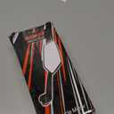 Pair Blue Rectangular Motorcycle Side Rearview Blind Spot Mirror