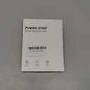 Flat Plug Power Strip Surge Protector, 5ft Ultra Thin Extension Cord with 4 USB Wall Charger(2 USB C Port), 6 Widely-Spaced Outlets Power Strip Compact for Travel, Office, Dorm Room Essentials (White)