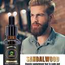 XIKEZAN 5 Pack Beard Oil Set w/Sandalwood, Orange, Vanilla, Cedarwood, Unscented for Beard Care, Moisturizing, Soften,Fathers Valentines Gifts for Him Men Dad Husband Christmas Stocking Stuffers