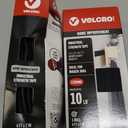 VELCRO Brand Industrial Strength Tape, Black, 2in x 4ft Roll Adhesive Sticky Back Fastener For Indoor And Outdoor Use, Smooth Surface Attachment, Mounting and Hanging, 2 Pack