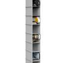 Simple Houseware 10 Shelves Hanging Shoes Organizer Holder for Closet, Grey