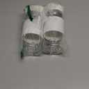 Small Glass Shaker Bottle, 2 Pack 16oz BPA Free Odorless Shaker Bottle with 304SS Mixing Ball and Removable Cleaning Brush for Fitness & Protein Shakes(White-2Pack)