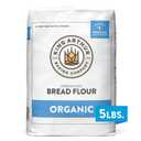 King Arthur 100% Organic Bread Flour, Unbleached, 5 lb (Pack of 1) - Non-GMO Project Verified, No Preservatives (EXP 05/12/27)