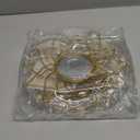 Manortang Champagne Gold Round Mirrors for Wall Pack of 3  | 9 inch Decorative Mirrors for Christmas Wall Decor& Vintage Room Decor | Circle Mirror Modern for Women & Moms