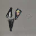 Cream Glue, 3PCS Black Whipped Cream Glue Kit (Each 100g) with 6PCS Piping Tip, DIY Phone Case Kit for Decoration Craft Gift Fun for Birthday, Christmas