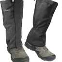 Frelaxy Leg Gaiters Ultra HIGH-Performance Hunting Gaiters, 100% Waterproof Hiking Gaiters with Upgraded Rubber Foot Strap, Adjustable Snow Boot Gaiters (Small, Gray)