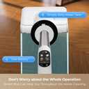 Vacuum Mop, 23KPa Wet Dry Vacuum Cleaner, 180 Lay-Flat Design with Edge Cleaning, Self-Cleaning Vacuum Mop Combo for Hard Floors, Up to 35 Min Runtime, LED Display & Voice Prompts