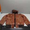 Mens Genuine Black Hooded Bomber Leather Jacket | Real Lambskin Waxed Brown Leather Jackets for Men with Removable Hood (Medium)