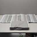 Yecaye 2 Pack 4 Tier Over the Door Organizer, 35.2lbs Load Toy Stuffed Animal Storage, Swing-proof Hanging Bathroom Organizers and Storage for Nursery Baby Essential Stuff Dorm Room Essentials, Grey