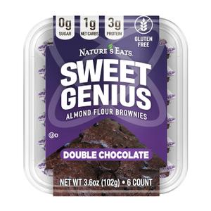 Almond Flour Brownies Double Chocolate (3.6 Ounce (Pack of 1)), Best Before December 05 2025 