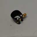 Rovner Ligature & Plastic Cap for Alto Standard Saxophone - Dark Ligature for Hard Rubber Mouthpiece (1RL)