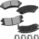 cciyu D714 4pcs Rear Ceramic Brake Pads Kits 2000-2005 For Buick LeSabre,1997-2005 For Buick Park Avenue,2004 For Cadillac Seville,2001-2003 For Oldsmobile Aurora,2000-2005 For Pontiac Bonneville