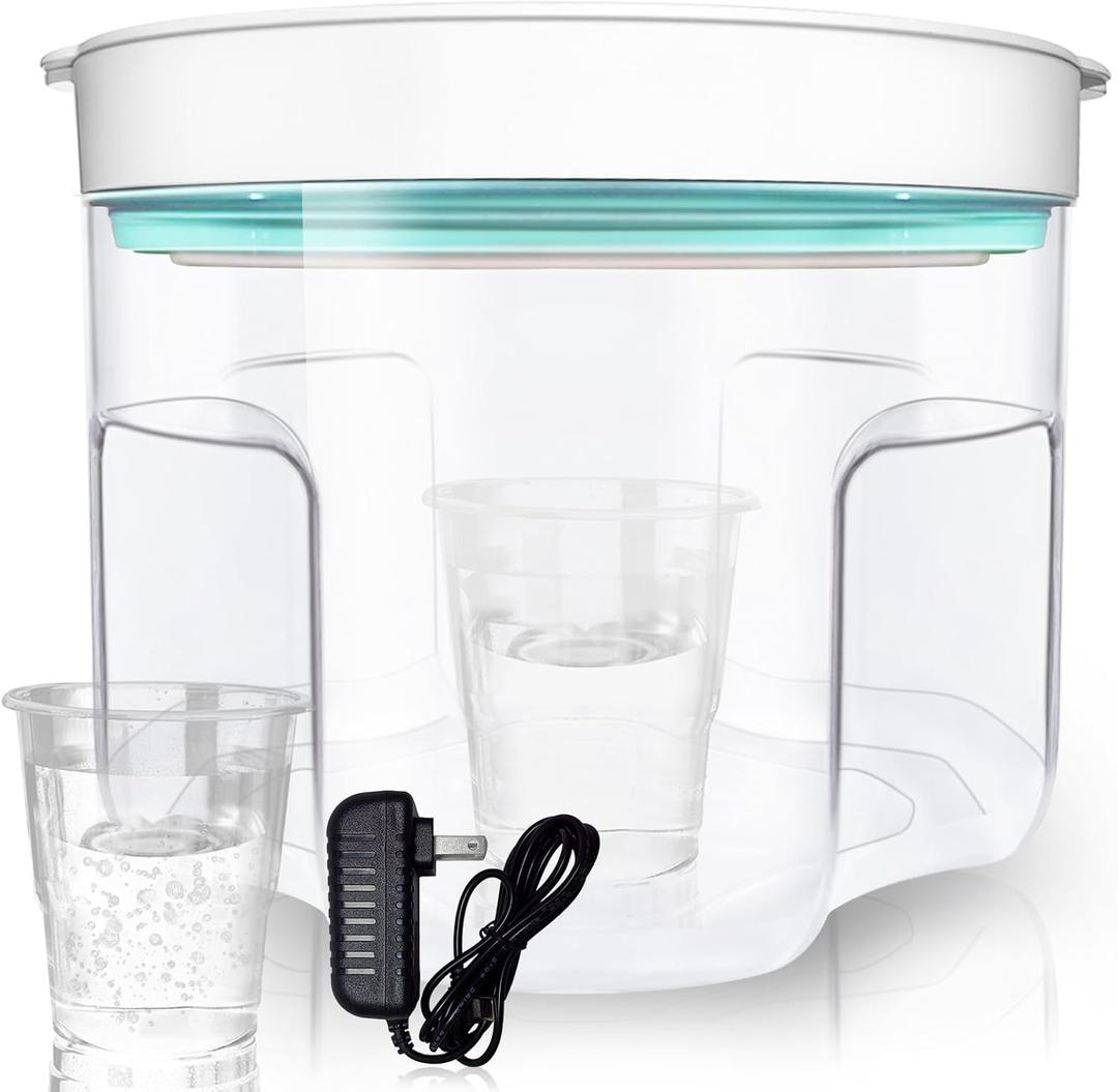 2026 Upgraded Resin Bubble Remover Machine with Timer, 3–9 Mins Fast 99% Bubble Removal, 95kPa Resin Vacuum Chamber, 2L Epoxy Resin Bubble Remover for Resin Molds, Art & Crafts (Blue)