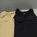 Shapewear Camisoles With Built in Bra Tummy Control Compression Tank Tops for Women Body Shaper Padded Tanks (XX-Large, Black+beige)