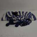 Anyoo Garden Cotton Hammock Comfortable Fabric Hammock with Spreader Bar Sturdy Hammocks Up to 450lbs Portable Lightweight Hammocks with Travel Bag for Camping Outdoor/Indoor Patio Backyard, Blue White