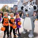 Camlinbo Inflatable Kids Halloween Costume Blow Up Rat Costumes for Halloween Funny Theme Costume Cosplay Party