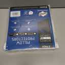 Degrees of Comfort Pillow Protectors (Set of 2) - Hypoallergenic, Water Resistant, Zippered Dust Allergy & Bed Bug Proof Pillow Cover, Cotton Terry with 3M Scotchgard, Standard Size, 21x27