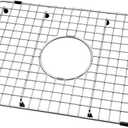 Serene Valley Sink Bottom Grid 22" X 13", Centered Drain with Corner Radius 2", SVM2213C