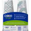 Dixie To Go Paper Coffee Cups With Lids, 16 oz, 108 Count (6 packs of 18 cups), Disposable Insulated Paper Cups for On-The-Go Hot or Cold Beverages
