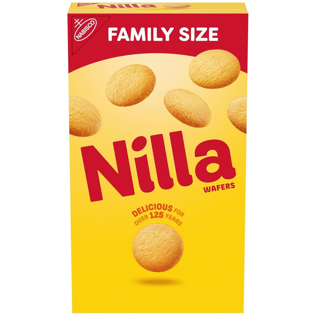 NILLA Wafers Cookies, Vanilla Wafers, Family Size, 15 oz, Best Before 10/30/2025