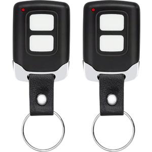 for Sommer Y4054V005 310MHz 2 Button Remote Control Direct Drive 4054V001 Synoris 550/800, Keychain Remote for Sommer Garage Door Opener Remote (Black 2pcs)